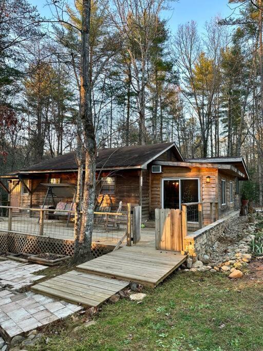 Beautiful & Peaceful Cabin W/ Deck Garden & Fire-Pit Murphy Exterior foto